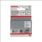 Bosch Feindrahtklammer Typ 53, 11,4 x 0,74 x 10 mm, 1000er-Pack, rostfrei #2609200216