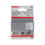 Bosch Feindrahtklammer Typ 53, 11,4 x 0,74 x 10 mm, 1000er-Pack, rostfrei #2609200216