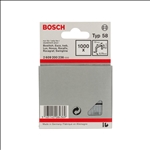 Bosch Feindrahtklammer Typ 58, 13 x 0,75 x 10 mm, 1000er-Pack #2609200236