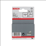 Bosch Feindrahtklammer Typ 59, 10,6 x 0,72 x 8 mm, 1000er-Pack #2609200240