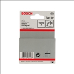 Bosch Feindrahtklammer Typ 59, 10,6 x 0,72 x 12 mm, 1000er-Pack #2609200242