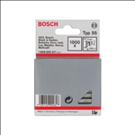 Bosch Schmalrückenklammer Typ 55, 6 x 1,08 x 14 mm, 1000er-Pack #1609200371