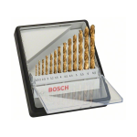 Bosch 13-tlg. Metallbohrer-Set, Robust Line, HSS-TiN, 135°, 1,5–6,5 mm #2607010539