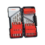 Bosch 18-tlg. Metallbohrer-Set, Toughbox, HSS-G, DIN 338, 135°, 1–10 mm #2607019578