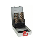 Bosch 19-teiliges ProBox Set HSS-Co, DIN 338, 1–10 mm. Für Bohrmaschinen/Schrauber #2608587014