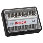 Bosch 8-tlg. Schrauberbit-Set, Robust Line, Sx PH/PZ, Extra Hard-Ausführung #2607002558