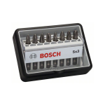 Bosch 8-teiliges Schrauberbit-Set, Robust Line, Sx PH/PZ, Extra Hard-Ausführung #2607002558