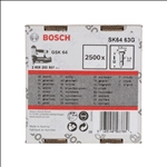 Bosch Senkkopf-Stift SK64 63G, 1,6 mm, 63 mm, verzinkt, 2500er-Pack #2608200507