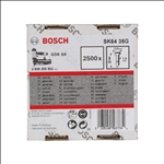 Bosch Senkkopf-Stift SK64 35G, 1,6 mm, 35 mm, verzinkt, 2500er-Pack #2608200502