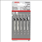 Bosch Stichsägeblatt T 101 AO Clean for Wood, 5er-Pack #2608630031