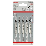 Bosch Stichsägeblatt T 101 D Clean for Wood, 5er-Pack #2608630032