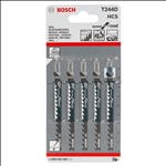 Bosch Stichsägeblatt T 244 D Speed for Wood, 5er-Pack #2608630058