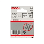 Bosch Schmalrückenklammer Typ 55, geharzt 6 x 1,08 x 16 mm, 3000er-Pack #2609200225