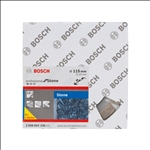 Bosch Diamanttrennscheibe Standard for Stone, 115 x 22,23 x 1,6 x 10 mm, 10er-Pack #2608603235