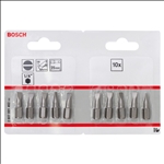 Bosch Schrauberbit Extra-Hart S 0,8 x 5,5, 25 mm, 10er-Pack #2607001462