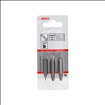 Bosch Doppelklingenbit-Set, 3-teilig, S0,6x4,0, S0,6x4,0, PH2, PH2, PZ2, PZ2, 45 mm #2607001744