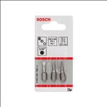 Bosch Schrauberbit-Set Extra-Hart (gemischt), 3-teilig, S 0,6x4,5, PH1, PZ1, 25 mm #2607001765