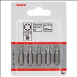Bosch Schrauberbit-Set, Extra Hard, 5-tlg., T 10/15/20/25/30/25 mm #2607001768