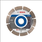 Bosch Diamanttrennscheibe Standard for Stone, 125 x 22,23 x 1,6 x 10 mm, 10er-Pack #2608603236