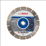 Bosch Diamanttrennscheibe Standard for Stone, 230 x 22,23 x 2,3 x 10 mm, 10er-Pack #2608603238