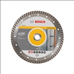 Bosch Diamanttrennscheibe Standard for Universal Turbo, 230x22,23x2,5x10 mm, 1er-Pack #2608602397