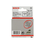 Bosch Schmalrückenklammer Typ 55, geharzt 6 x 1,08 x 28 mm, 1000er-Pack #1609200375