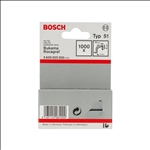 Bosch Flachdrahtklammer Typ 51, 10 x 1 x 6 mm, 1000er-Pack #2609200200