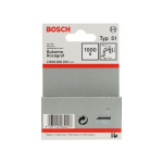 Bosch Flachdrahtklammer Typ 51, 10 x 1 x 8 mm, 1000er-Pack #2609200201
