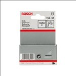 Bosch Flachdrahtklammer Typ 51, 10 x 1 x 10 mm, 1000er-Pack #2609200202