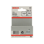 Bosch Flachdrahtklammer Typ 51, 10 x 1 x 14 mm, 1000er-Pack #2609200203