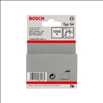 Bosch Flachdrahtklammer Typ 54, 12,9 x 1,25 x 6 mm, 1000er-Pack #2609200218