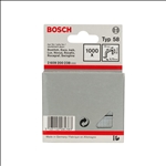 Bosch Feindrahtklammer Typ 58, 13 x 0,75 x 14 mm, 1000er-Pack #2609200238