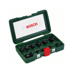 Bosch HM-Fräser-Set mit 1/4-Zoll Schaft, 12-teilig #2607019465
