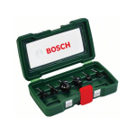 Bosch HM-Fräser-Set mit 1/4-Zoll Schaft, 6-teilig #2607019462