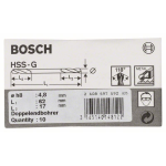 Bosch 10 Doppelendbohrer 4,8x62 mm #2608597592