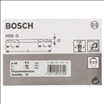 Bosch Doppelendbohrer HSS-G, 5,5 x 19 x 66 mm, 10er-Pack #2608597597