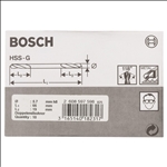 Bosch Doppelendbohrer HSS-G, 5,7 x 19 x 66 mm, 10er-Pack #2608597598