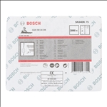 Bosch D-Kopf Streifennagel SN34DK 75, 2,8 mm, 75 mm, blank, glatt, 3000er-Pack #2608200002