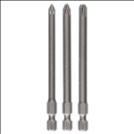 Bosch Schrauberbit-Set Extra-Hart, 3-teilig, PZ1, PZ2, PZ3, 89 mm #2607001761