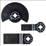 Bosch Holz-Basis-Set, 3-teilig, Sägeblätter für Multifunktionswerkzeuge #2608662343
