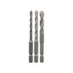 Bosch 3-tlg. Fliesenbohrer-Set HEX-9 Ceramic, 5/6/8 mm. Für Bohrmaschinen/Schrauber #2608589527