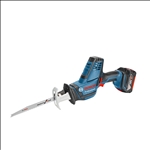 Bosch Akku-Säbelsäge GSA 18V-LI C, L-BOXX 136, 2 x Li-Ion-Akku 5,0 Ah, Säbelsägeblatt #06016A5002