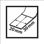 Bosch BIM Tauchsägeblatt AIZ 20 AB, Wood and Metal, 30 x 20 mm, 5er-Pack #2608661628