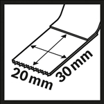 Bosch BIM Tauchsägeblatt AIZ 20 AB, Wood and Metal, 30 x 20 mm, 1er-Pack #2608661640