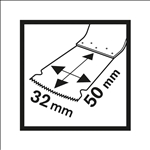 Bosch HCS Tauchsägeblatt AIZ 32 EPC Wood, 50 x 32 mm, 10er-Pack #2608664472