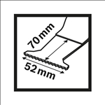 Bosch BIM Tauchsägeblatt MAII 52 APB, Wood and Metal, 70 x 52 mm, 1er-Pack #2608662574