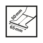 Bosch BIM Tauchsägeblatt PAII 65 APB, Wood and Metal, 50 x 65 mm, 10er-Pack #2608664494