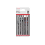 Bosch 5-tlg. Stichsägeblatt-Set Wood and Plastics, T-Schaft #2608667858