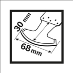 Bosch Carbide-RIFF Segmentsägeblatt MATI 68 RT3, 30 x 68 mm, 1er-Pack #2608662577