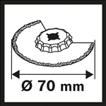 Bosch Carbide-RIFF Schmalschnitt-Segmentsägeblatt ACZ 70 RT5, 70 mm, 1er-Pack #2608661692